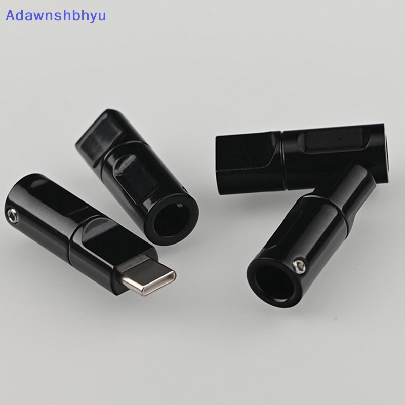 Adhyu Ekstensi Headphone Tipe-C Shell Hifi Earphone Tembaga Murni DIY Tipe C Audio Plug ID