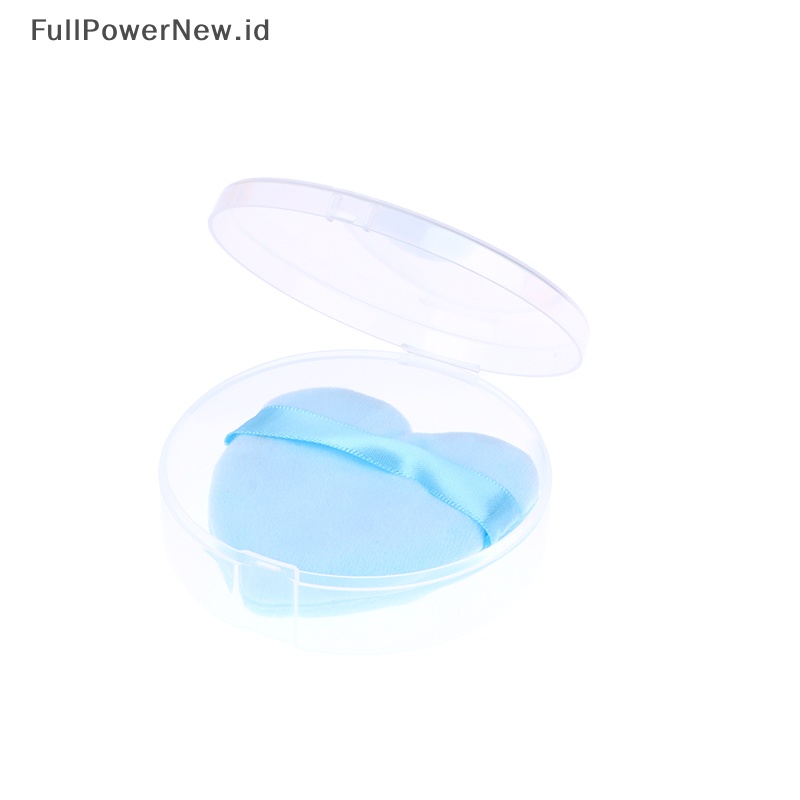 Power Portable Puff Box Case Anti Polusi Dustproof Puff Powder Lubang Ventilasi ID