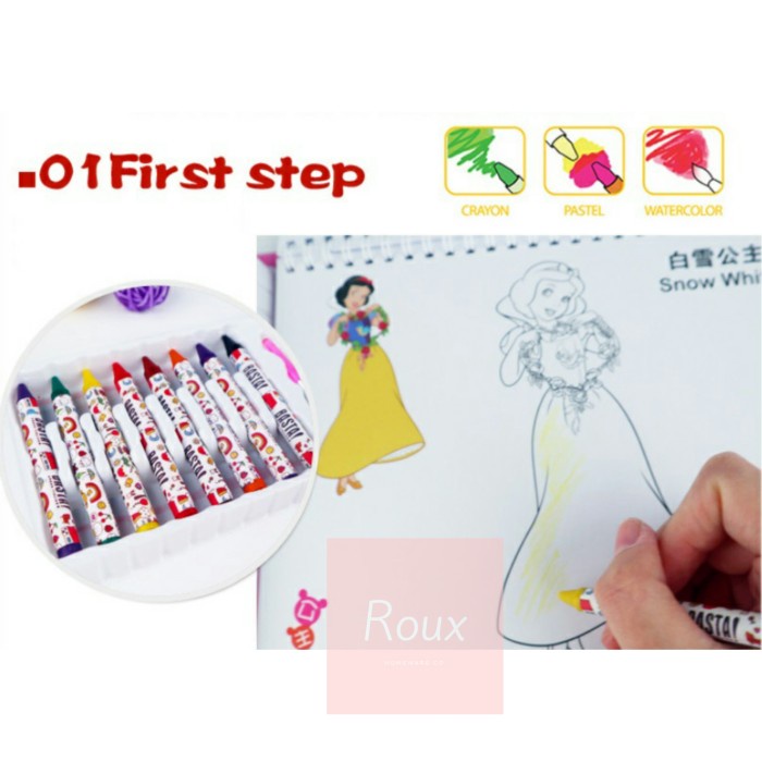 

Crayon Buku Gambar Set Anak Alat Lukis Alat Mewarnai Art Set Cat Air - RANDOM