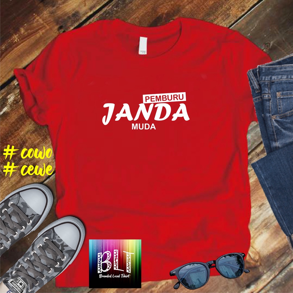 CODKAOS PEMBURU JANDA MUDA kaos pria kaos distro kaos murah wanita pria