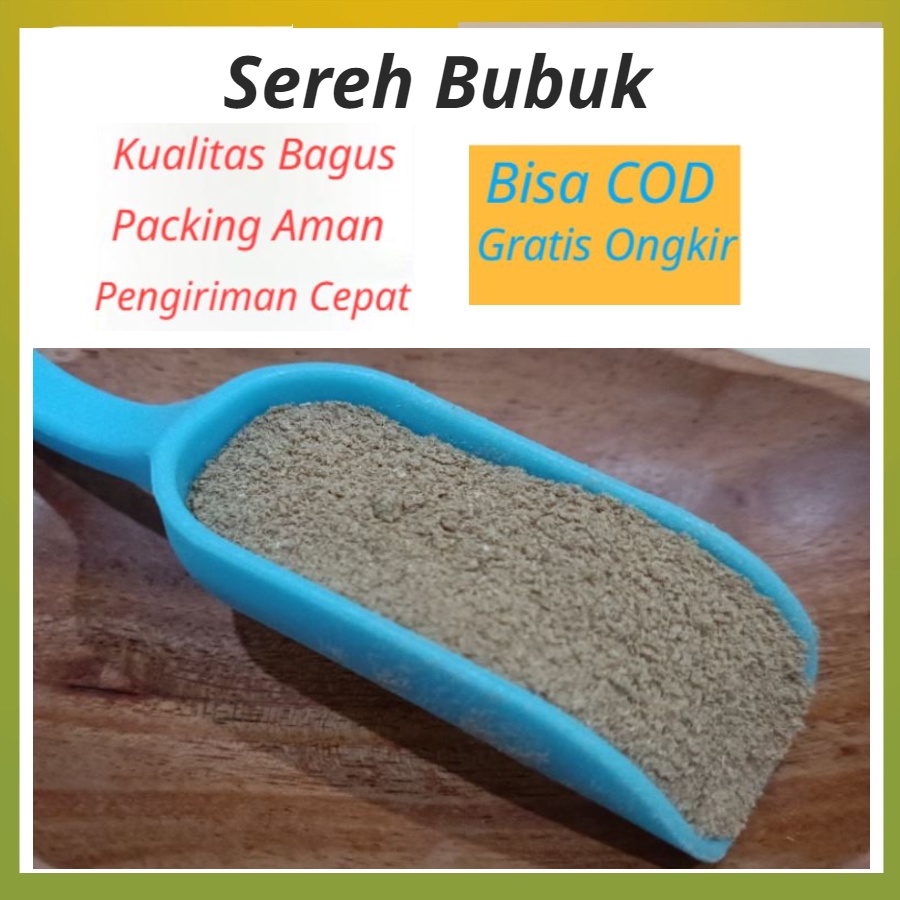 

Serai Bubuk Murni Isi 100 Gram / Sereh Bubuk / Pure Lemongrass Powder / Bumbu Dapur / Rempah / Herbal