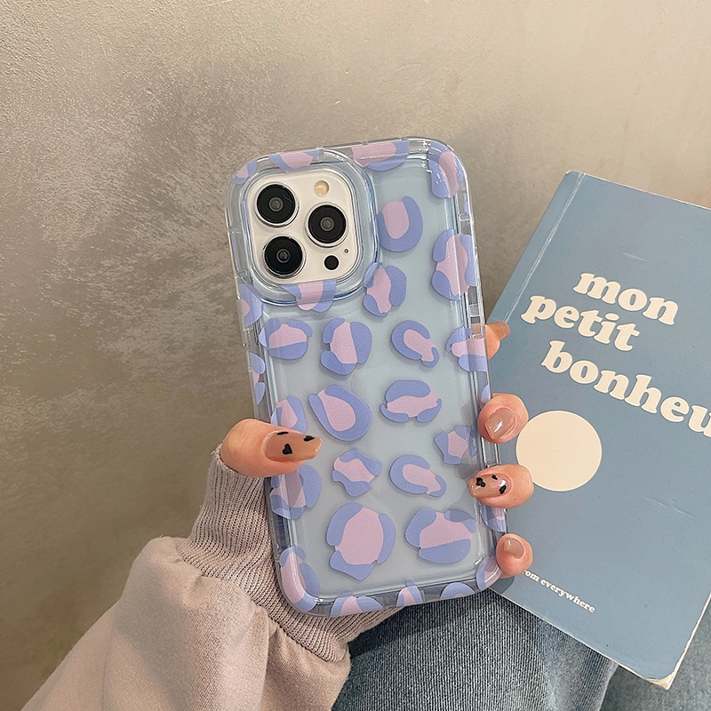 IPHONE Casing Ponsel Kacang Multicolor Kompatibel Untuk Iphone7Plus8Plus6Plus11 14 13 12 Pro MAX XR X XS MAX SE Airbag Shockproof Cover