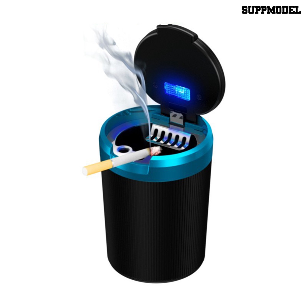 [SM]Lampu Led Tahan Api Mobil Dengan Tutup Dapat Dilepas Kekuatan Tinggi Abu Holder Ringan Mobil Cup Holder Travel Aksesori Mobil