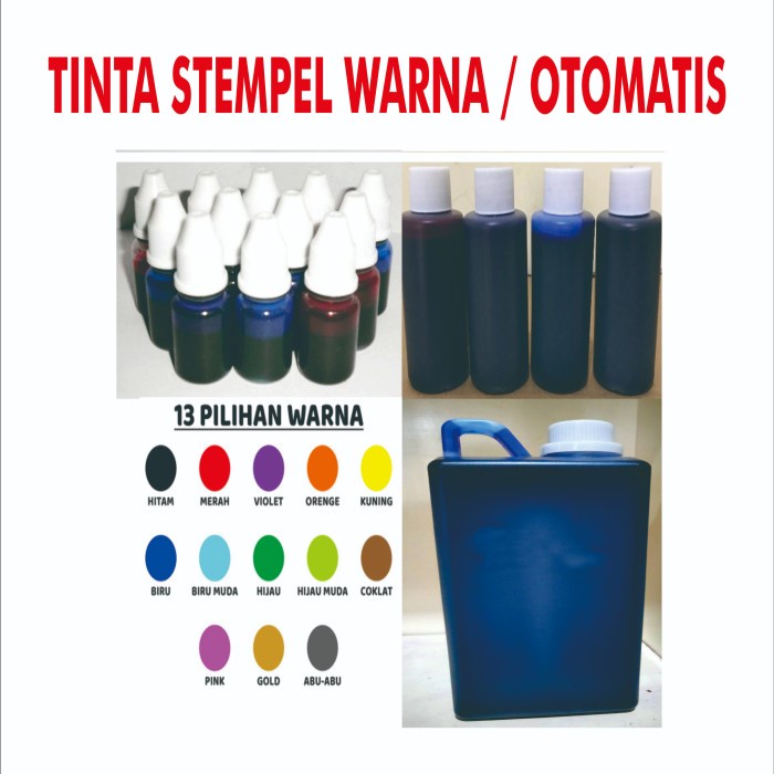 

Tinta Stempel Flash - Hitam, 5ml