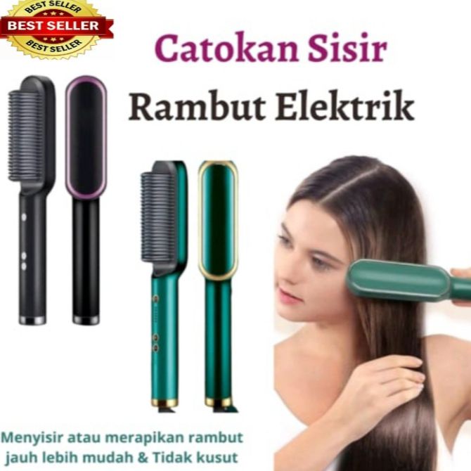 BOP SISIR PELURUS RAMBUT STRAIGHT COMB HAIR STYLIST FH909 FH-909 CATOKAN SISIR PELURUS RAMBUT VIRAL