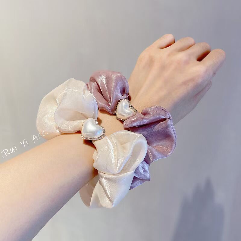 Pita rambut korea fashion mutiara love kiyowo barang import dengan harga grosir