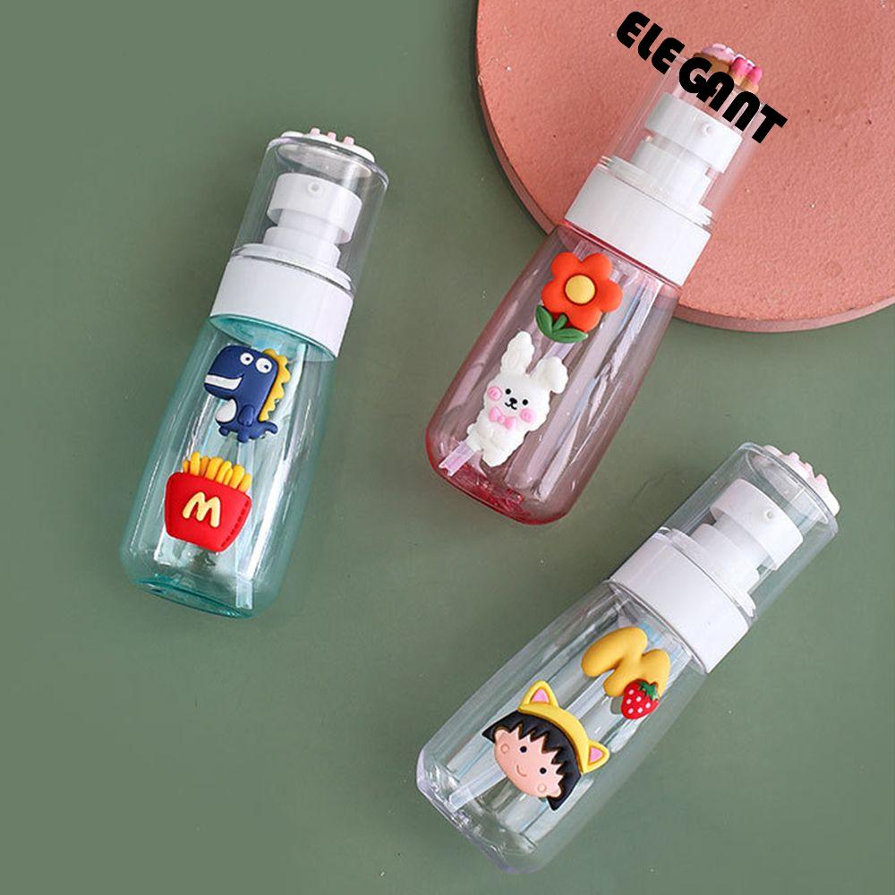 [Elegan] Botol Lotion Anime 60ml Travel Shower Gel Wadah Skin Care Shampoo Botol Isi Ulang