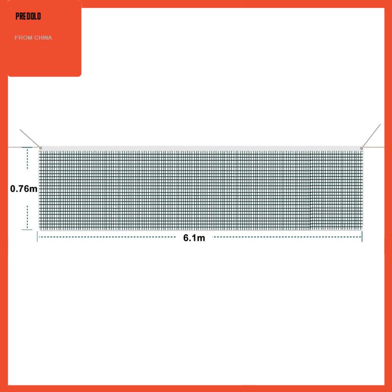 [Predolo] Jaring Badminton 610cmx76cm Jaring Pengganti Beach Games Pickleball Backyard