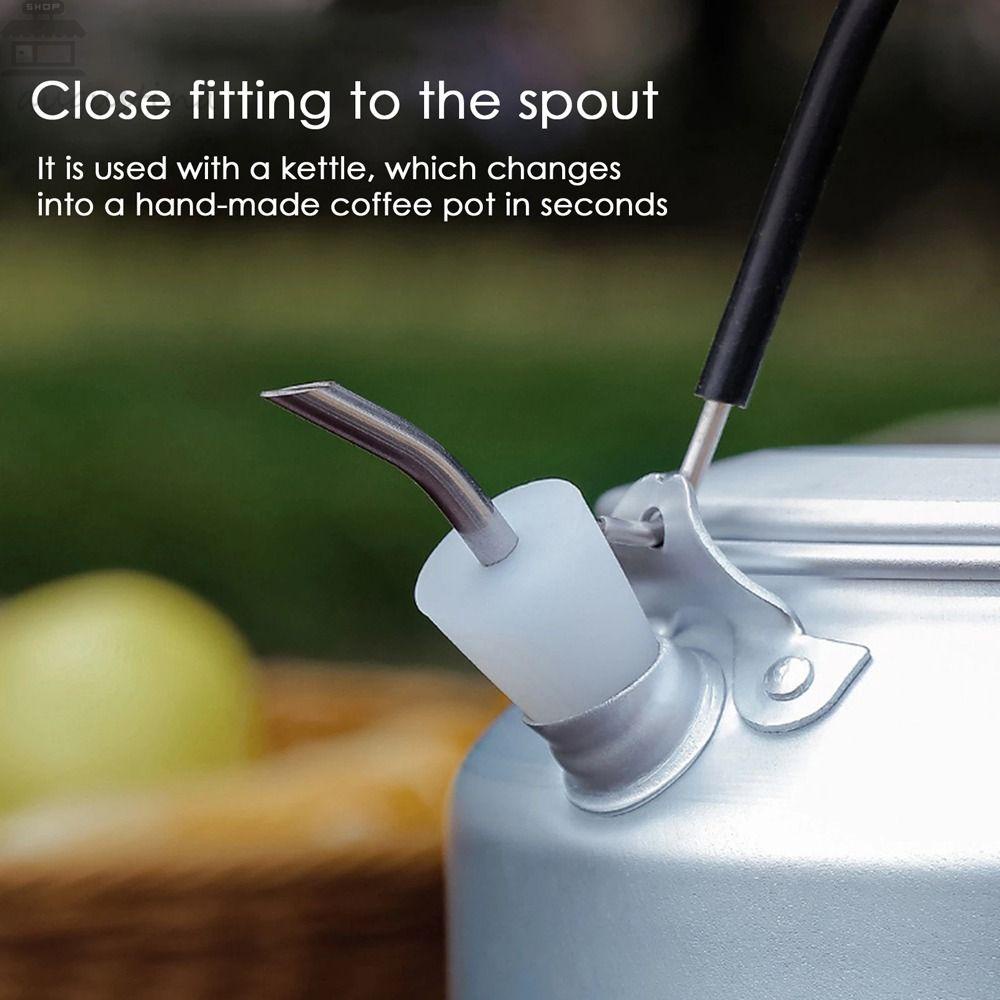 Nozzle Konversi Kettle Agustina Stainless Steel Spout Filter Fitting Konversi Drip Filter Nosel Konversi