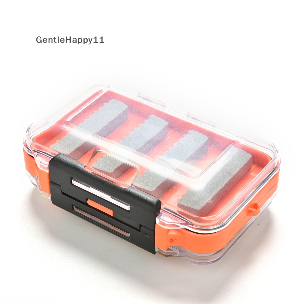 Gentlehappy Double Side Waterproof Pocket Fly Fishing Box Slid Foam Insert Tahan 170fly id