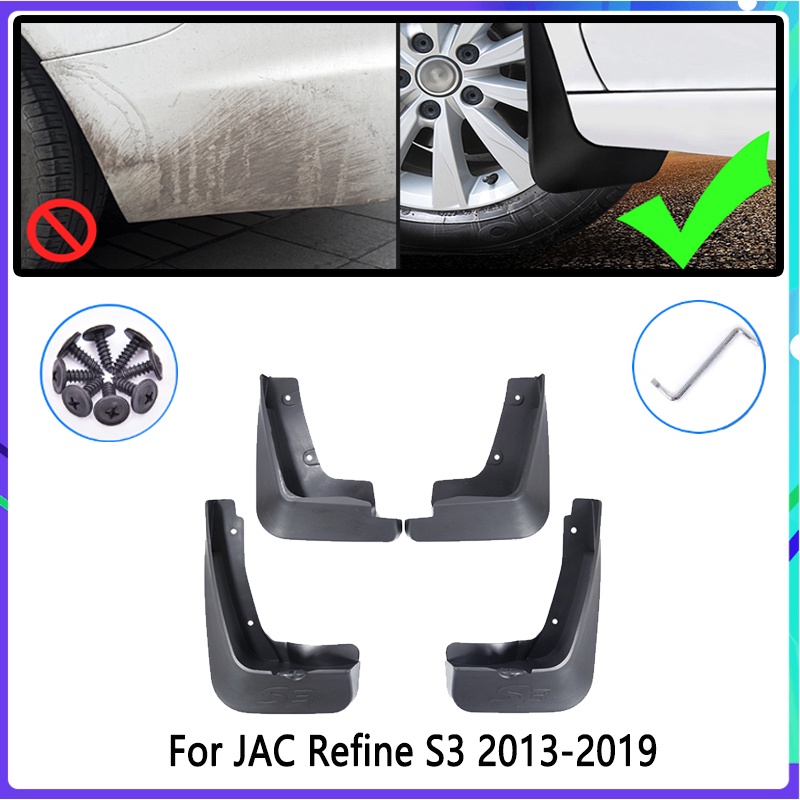 Flap Lumpur Mobil Untuk JAC Refine S3 2013~2019 T50 T5 2014 2015 2016 2017 2018 Mudguard Splash Guards Fender Mudflaps Aksesoris Mobil