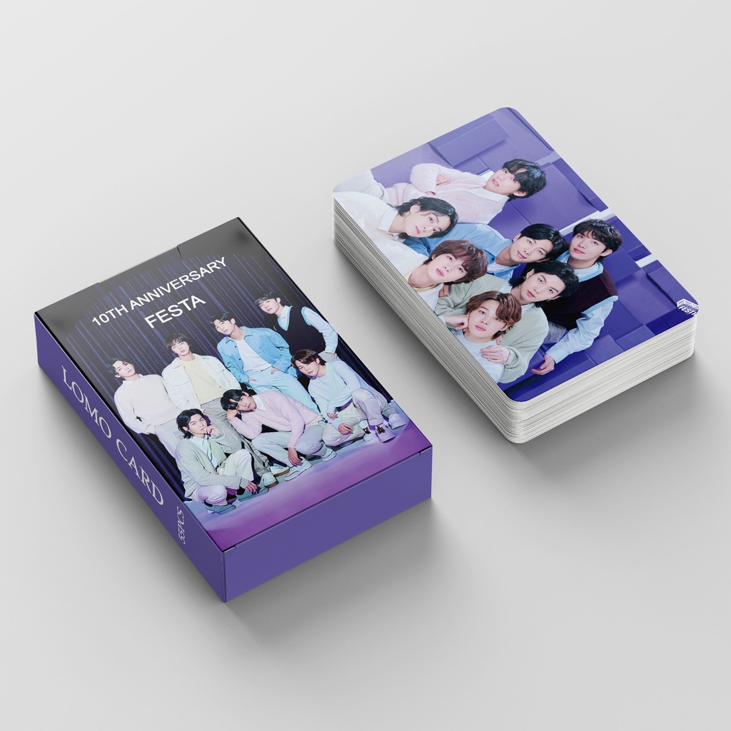 55pcs /box BT-S 2023festa Photocards Album Kartu Lomo Bangtan Boys Kpop Postcards