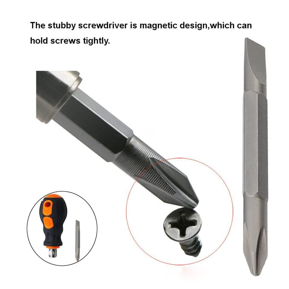 Populer Phillips Obeng Screwdriver Set Cross Groove Drill Bits Tools Alat Perbaikan Untuk Memperbaiki DIY