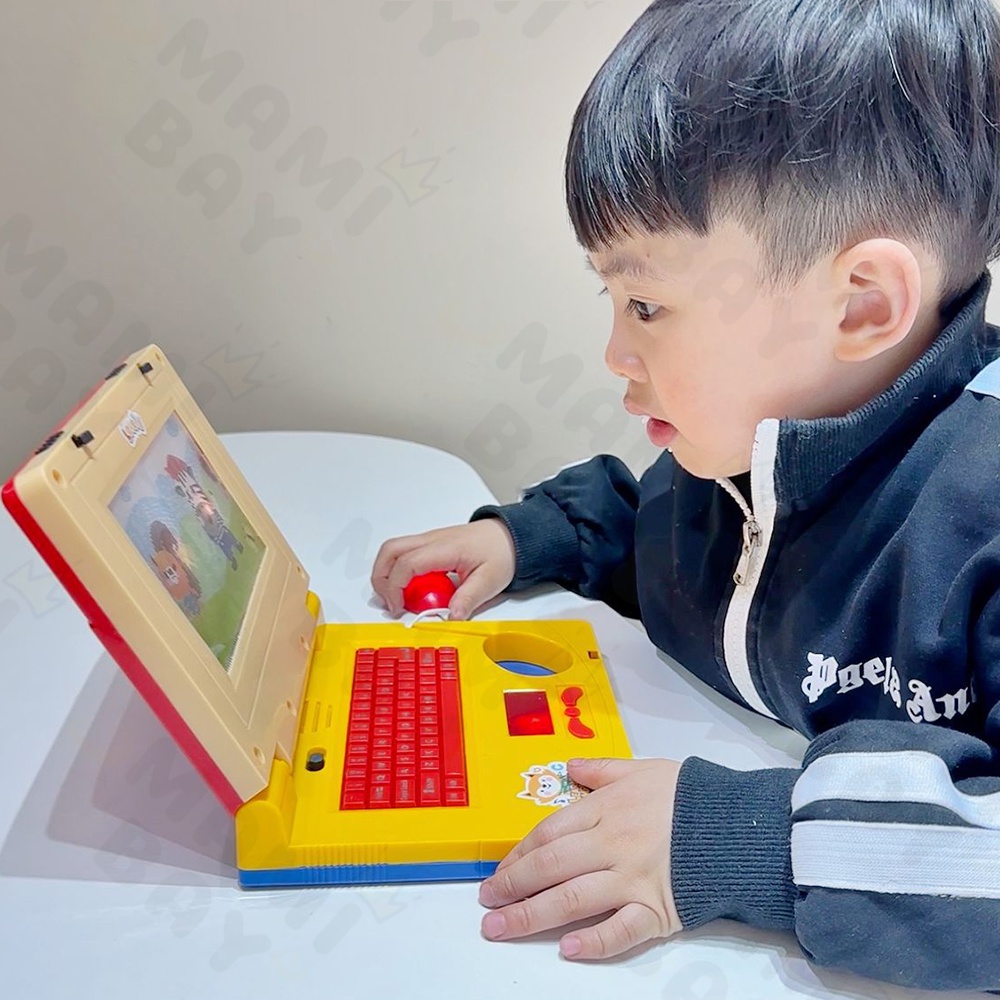 Mamibayi Mainan Laptop Anak Bayi Mini Laptop Dengan Musik Mainan Edukasi Anak Learning Machine