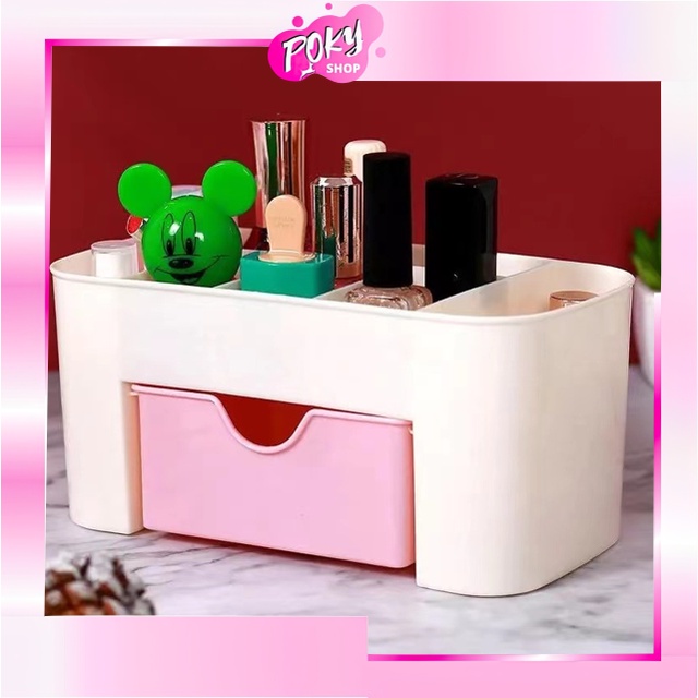 POKY - D6077 Storage Box Organizer / Rak SerbaGuna / Rak MultiFungsi / Rak Import / Rak Kosmetik Plastik Serbaguna / Rak Kosmetik Laci