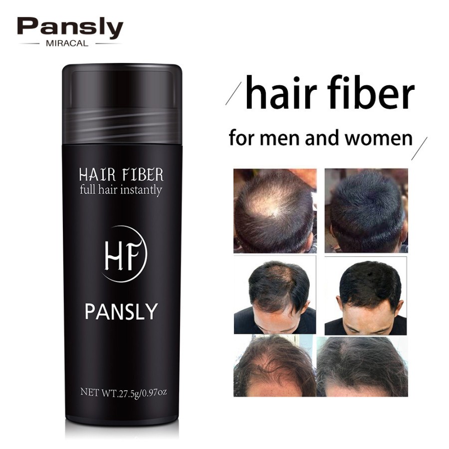 (COD) Pansly Hair Building Fiber Penebal Menyamarkan Botak Bubuk Rambut