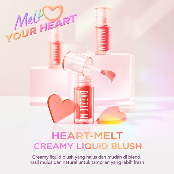DAZZLE ME Heart-Melt Creamy Liquid Blush 2.5gr