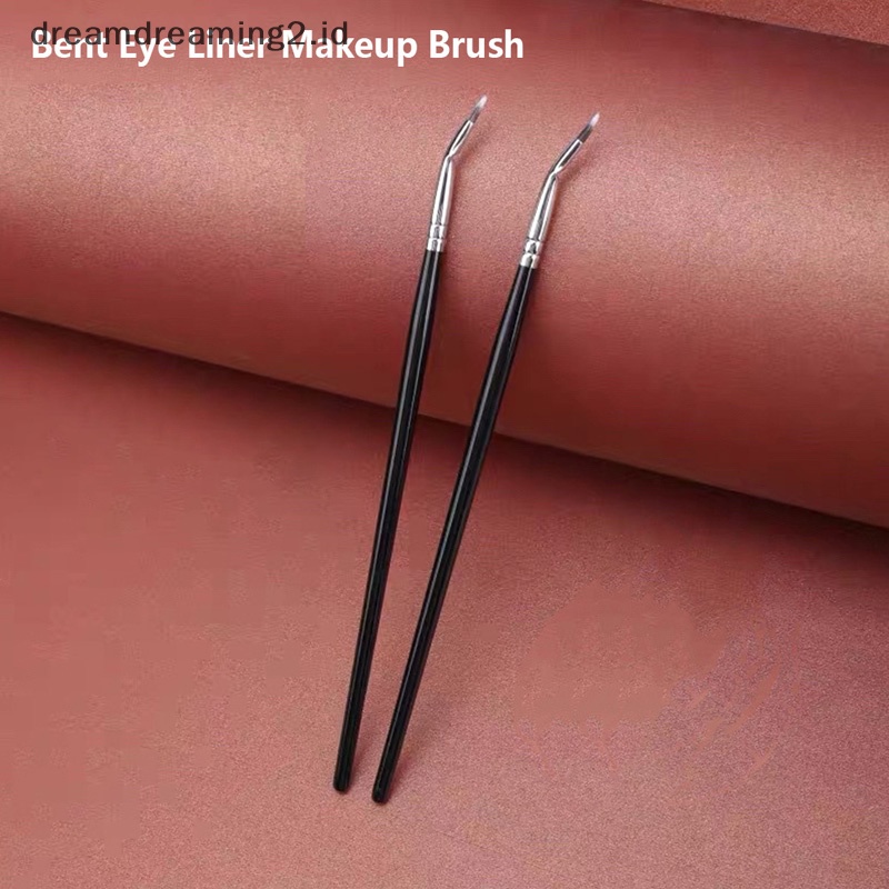 (drea) 1pc Sikat Makeup Liner Bengkok Presisi Siku Eyeliner Brush Eyeshadow Alat Alis //
