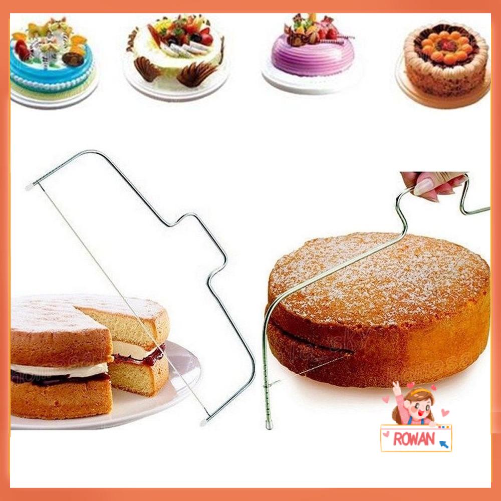 R-FLOWER 2kawat Kue Slicer New Alat Dapur Adjustable Trimmer Leveler