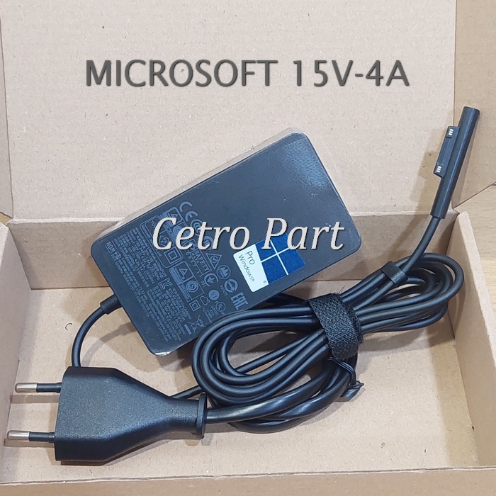 Adaptor Charger 15V - 4A For Microsoft Surface Pro 4 Pro 5 Pro 6 NEW + KABEL