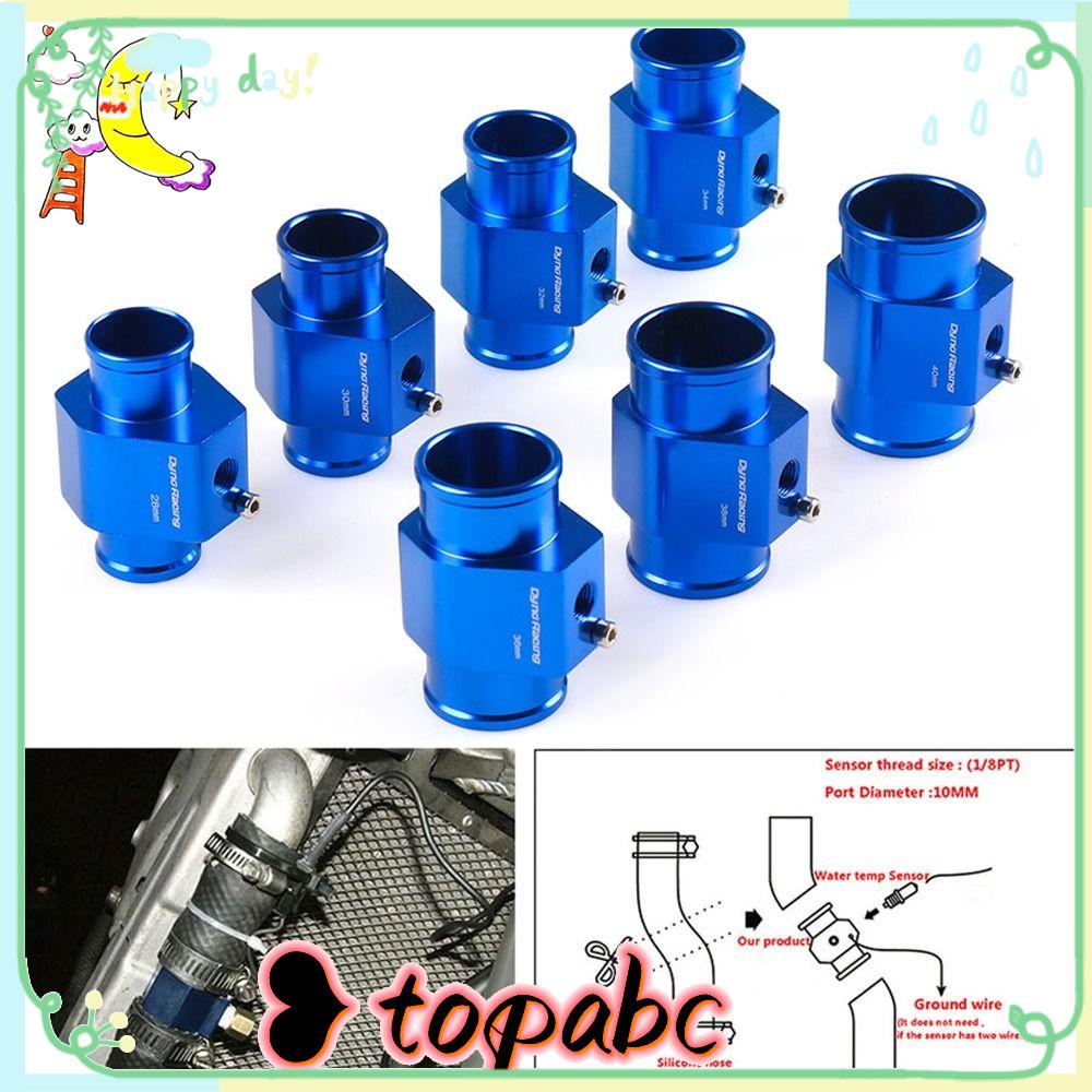 TOP Sambungan Pengukur Suhu Air Aluminium alloy Auto Car Gauge Refit Aksesoris Adaptor Selang Radiator