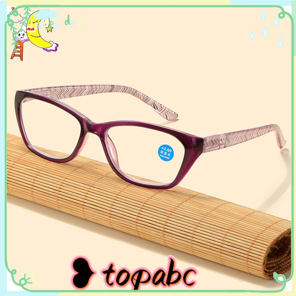 TOP Kacamata Baca Fashion Portable Elegan Vintage Ultra Ringan Frame