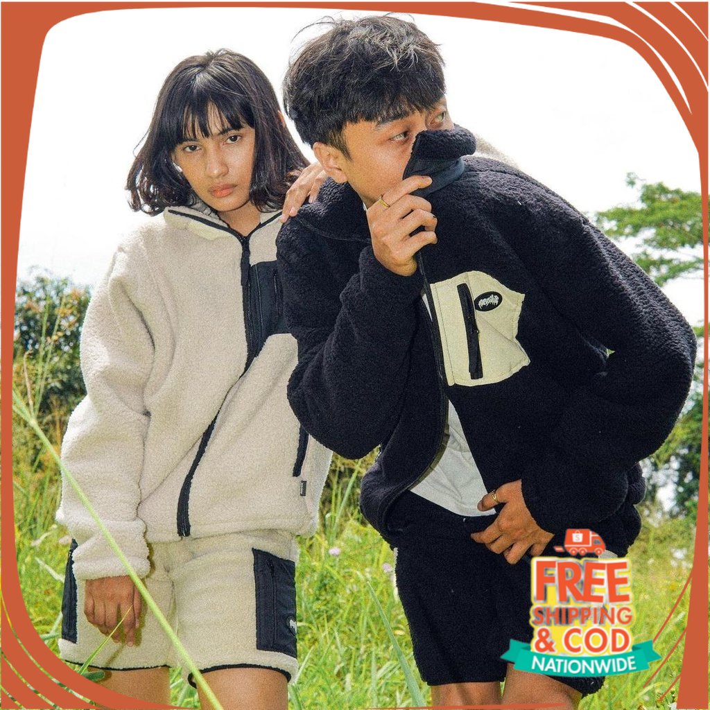 JAKET OOTD KONSER OOTD CAFE/ JAKET SHERPA MIRACLE - JACKET SHERPA ORIGINAL - JAKET BULU - JAKET PRIA