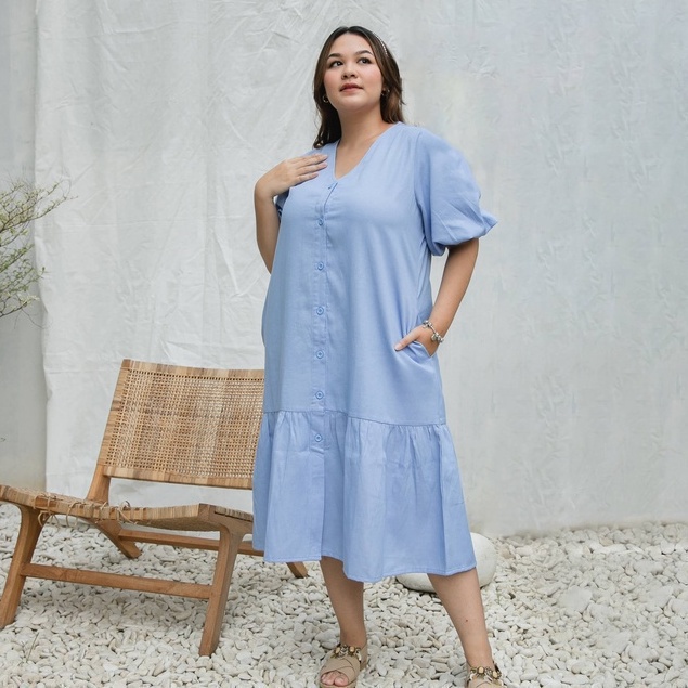 [Ms Daisy x Jourimanzky] Sunshine Puff Sleeve Dress