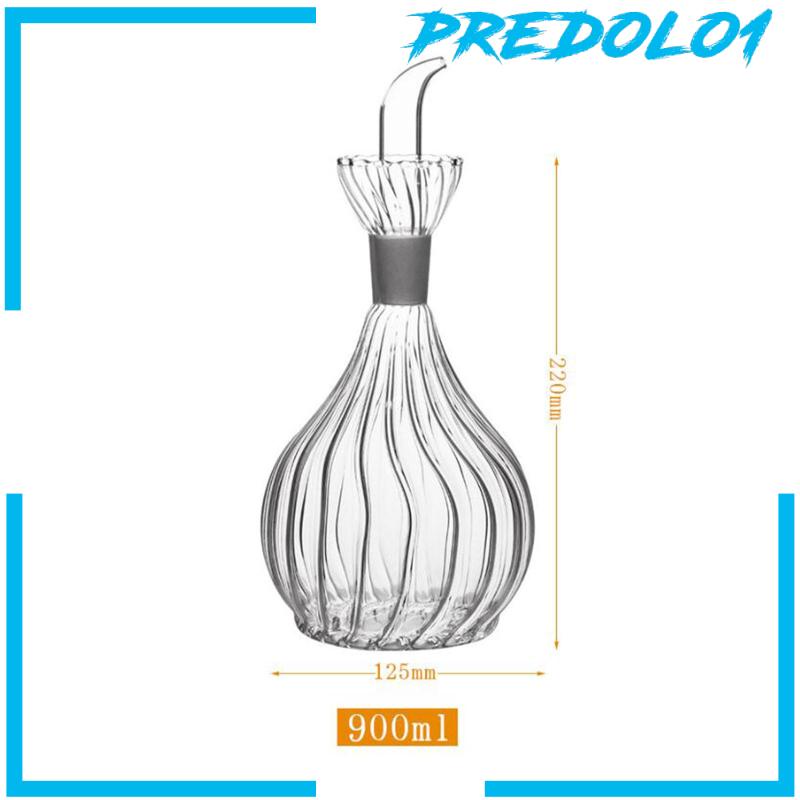 [Predolo1] Botol Dispenser Minyak Bening Mudah Di Isi Ulang Dan Membersihkan Wadah Cairan Dapur