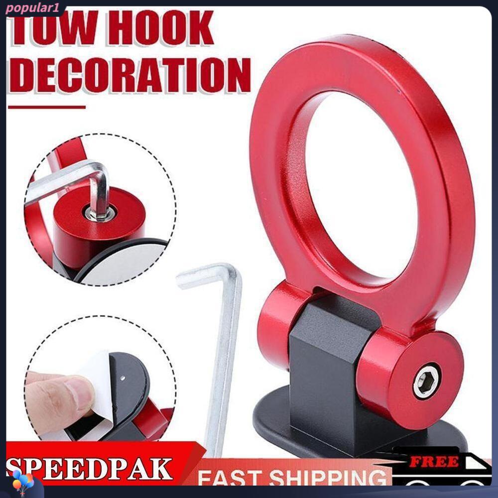 POPULAR Cincin Mobil Universal Derek Kait Mobil Styling Belakang Depan Trailer Simulasi Mobil Auto Tow Trailer Hook