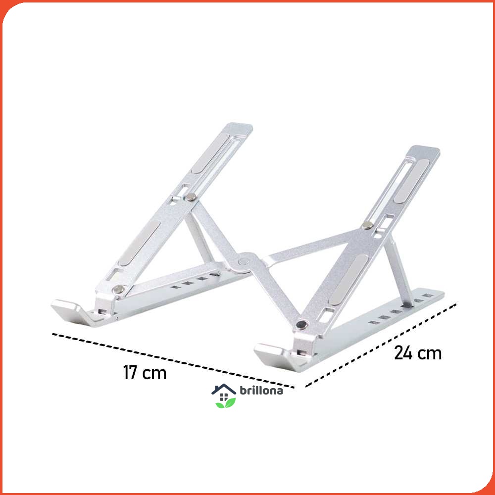 MC Laptop Stand Riser Foldable Adjustable Aluminium - N3