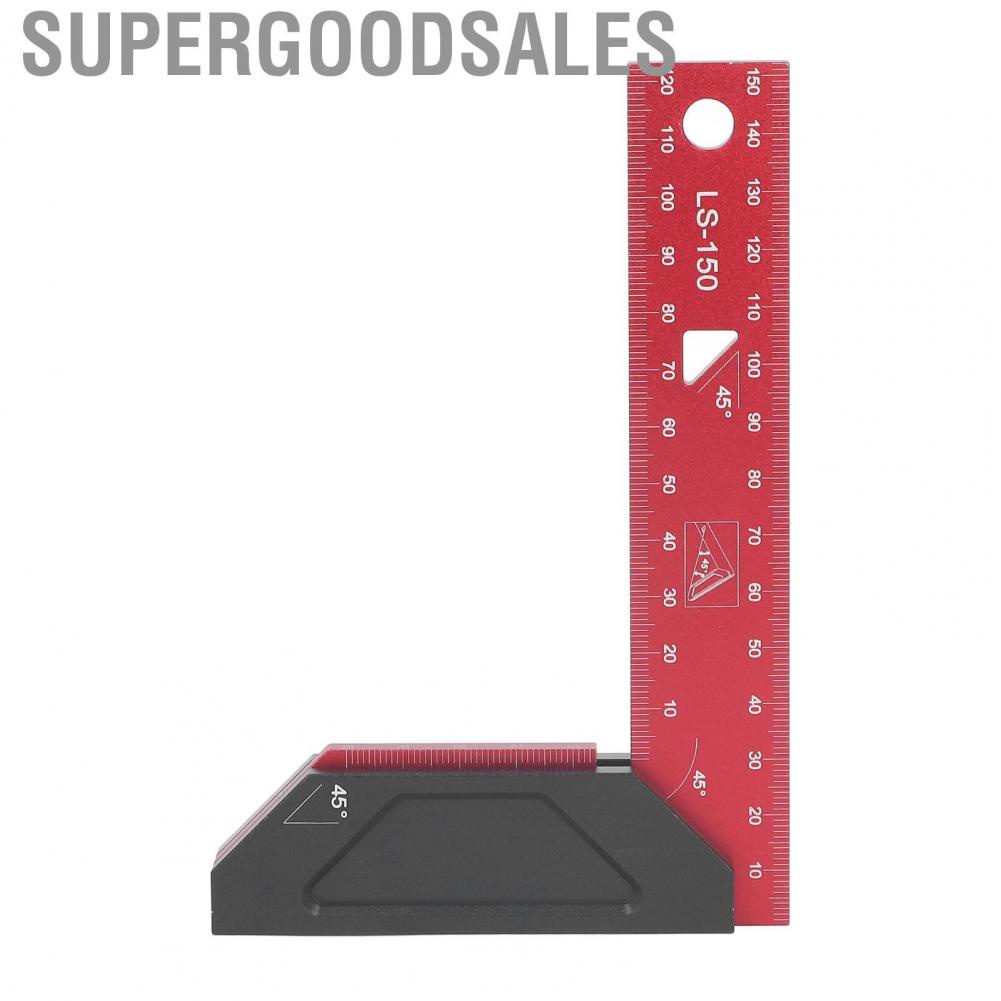 Supergoodsales 150mm Double 45 Degree Angle Ruler Measurements For Measuring Marking