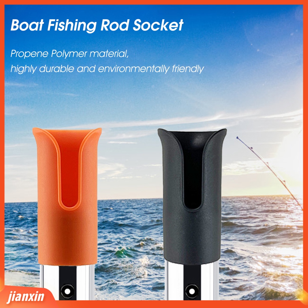 (In Stock) 1Pc/1 Set Slotted Bracket Joran Pancing Bulat Lubang Tunggal Penahan Pancing Tahan Karat Untuk Perahu