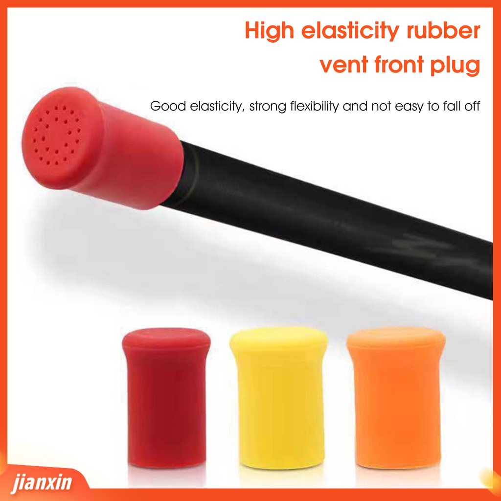 (In Stock) 10Pcs Pengatur Jarak Pancing Berhenti Elastisitas Tinggi Desain Lubang Udara Universal Bahan Silikon Multiwarna Pancing Klip Depan Untuk Outdoor