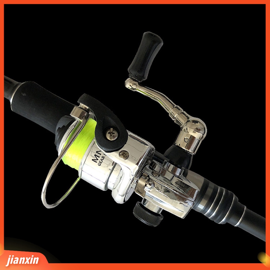(In Stock) Gulungan Pancing Mini Kekuatan Tinggi Lempar Stabilitas Anti-bombing Angling Metal 100type Spinning Reel Dengan Garis Memancing Luar Ruangan