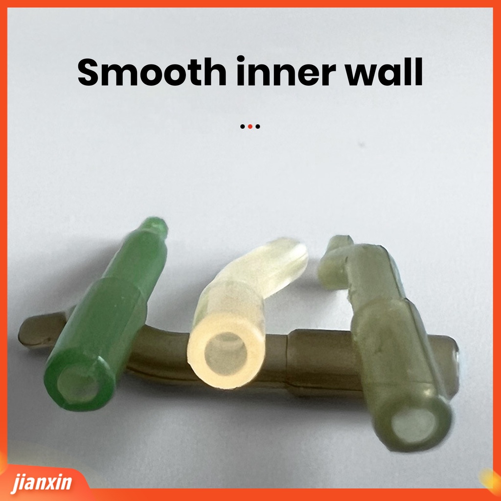 (In Stock) 50Pcs Carp Hollow Rubber Hoses Set Gaya Eropa Ketahanan Tinggi Lembut Benang Aman Bahan TPR Berongga Karet Selang Pasokan Memancing