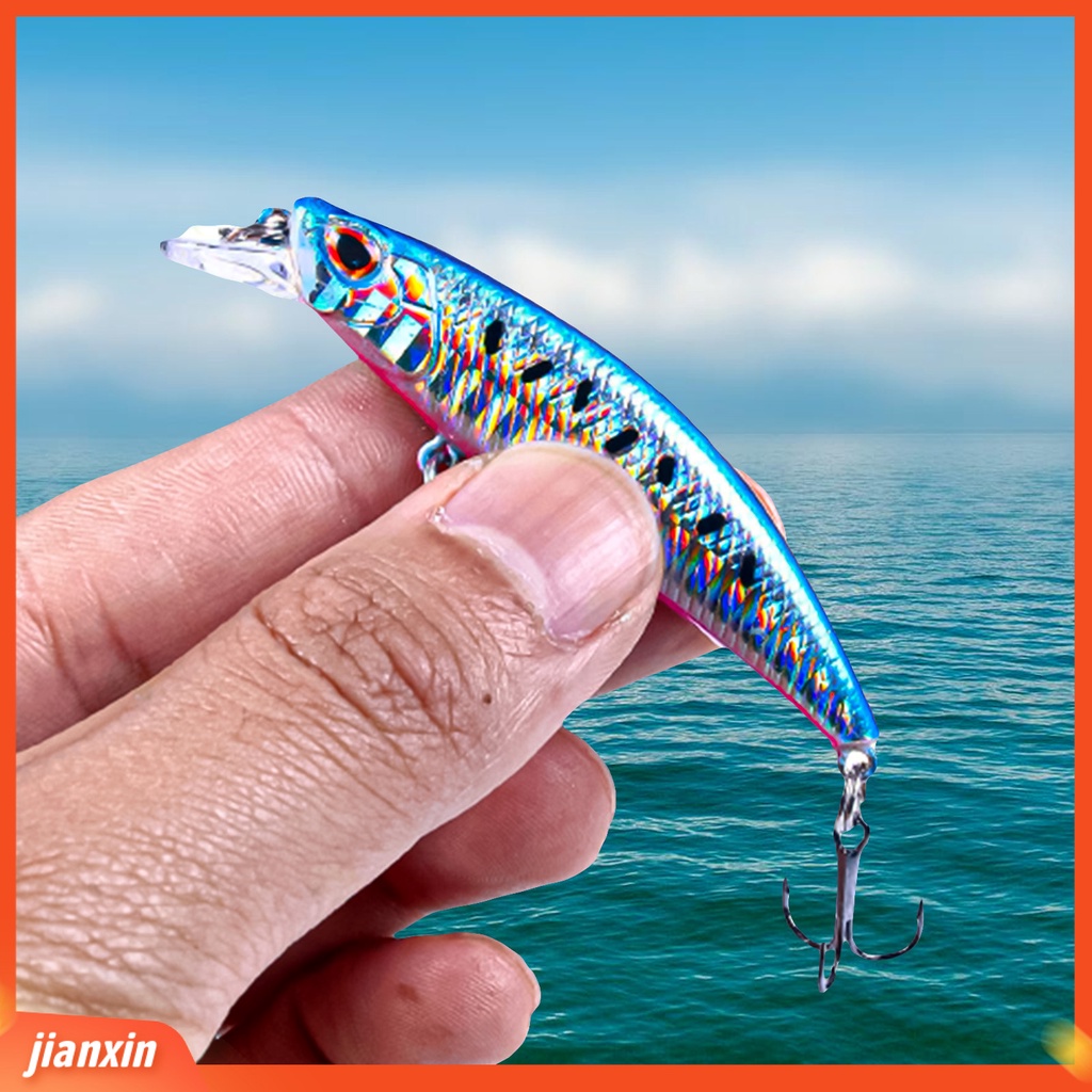 (In Stock) 6.8cm 6.5g Umpan Mensimulasikan Menarik 9warna Cor Tenggelam Mino Umpan Pancing Palsu Dengan Kotak Tackle Untuk Bass Pike