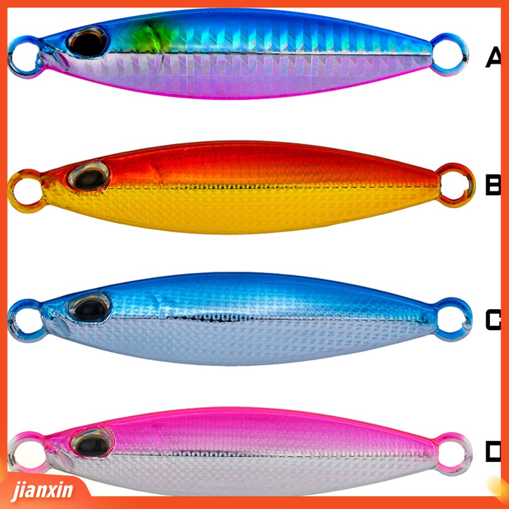 (In Stock) 40g /60g Umpan Pancing Metal Asimetris Reflektif Ketangguhan Yang Baik Jigging Lure Untuk Memancing