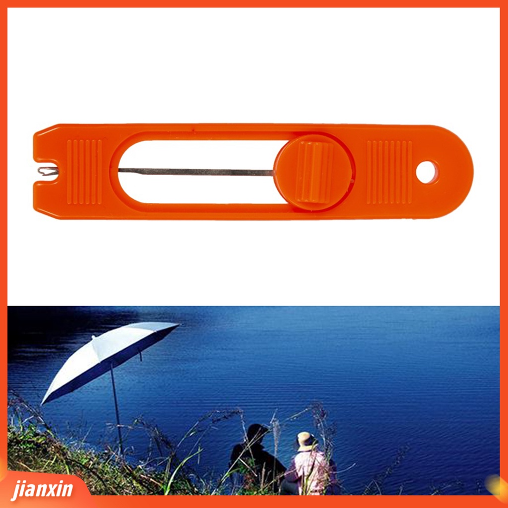 (In Stock) Bait Needle Retractable Portable Orange Dengan Hook Drop Delivery Carp Bait Needle Untuk Outdoor Angling