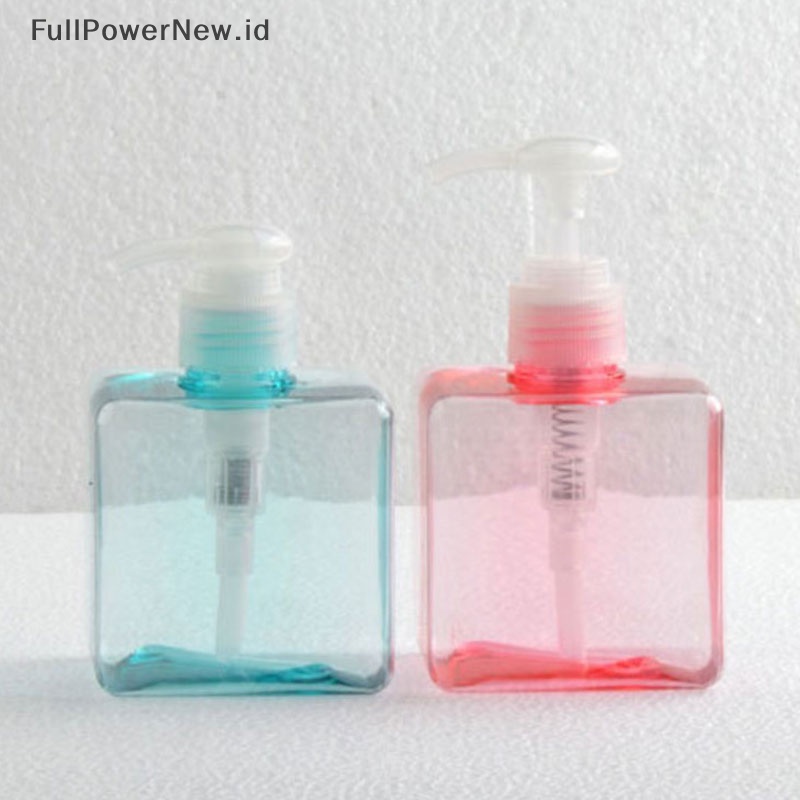 Power Botol Pump Kosong Plastik Dispenser 250ml Botol Shampo Cair Isi Ulang ID