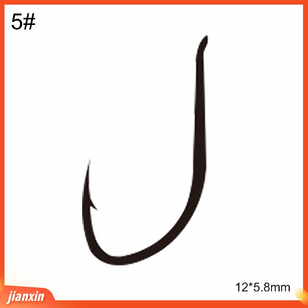 (In Stock) 121Pcs /Set Baja Karbon Kuat Aneka Ukuran Fishhook Pancing Hooks Tackle Tool