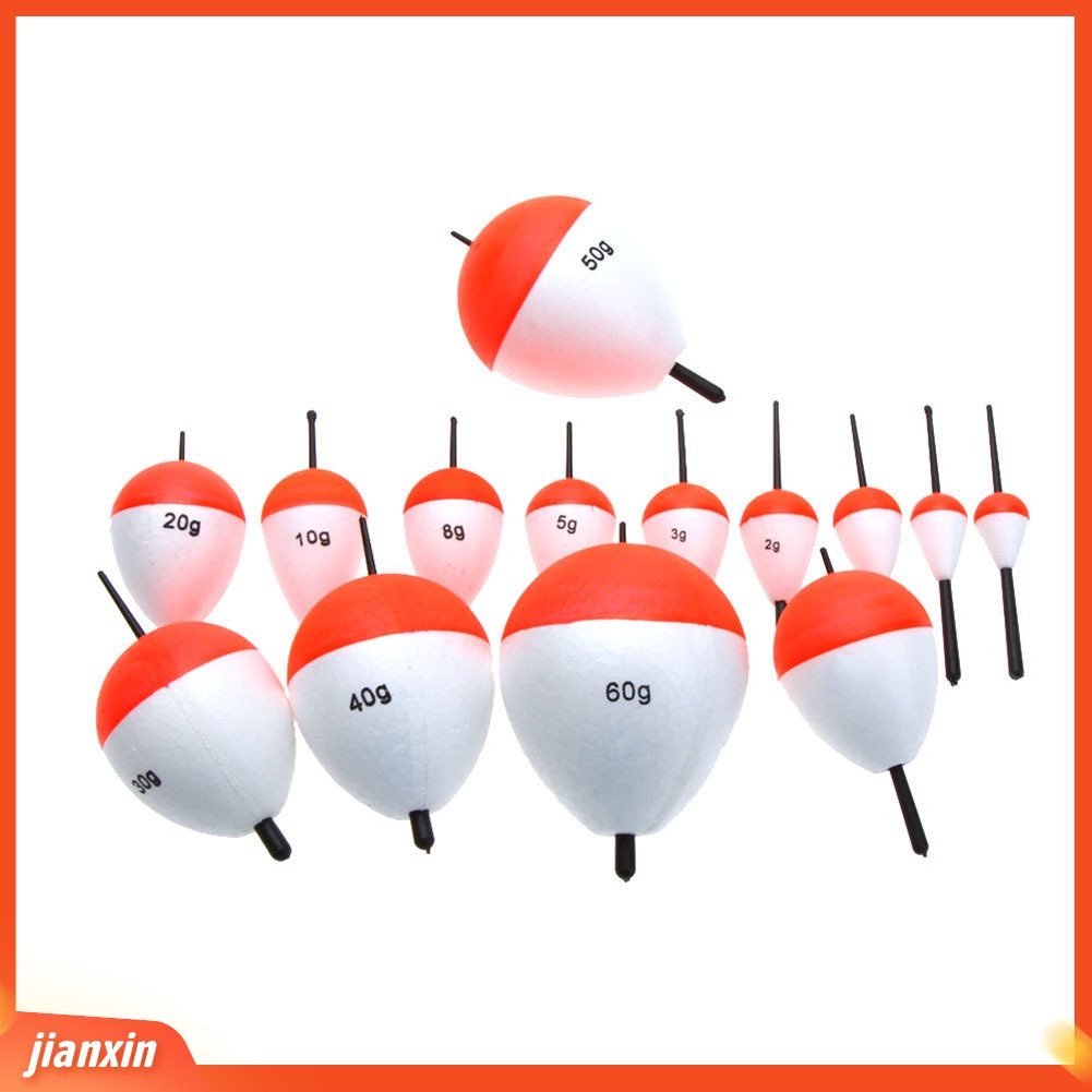 (In Stock) 10Pcs /Set Profesional 2g-60g Memancing-floats Dengan Stik Laut Memancing Aksesoris
