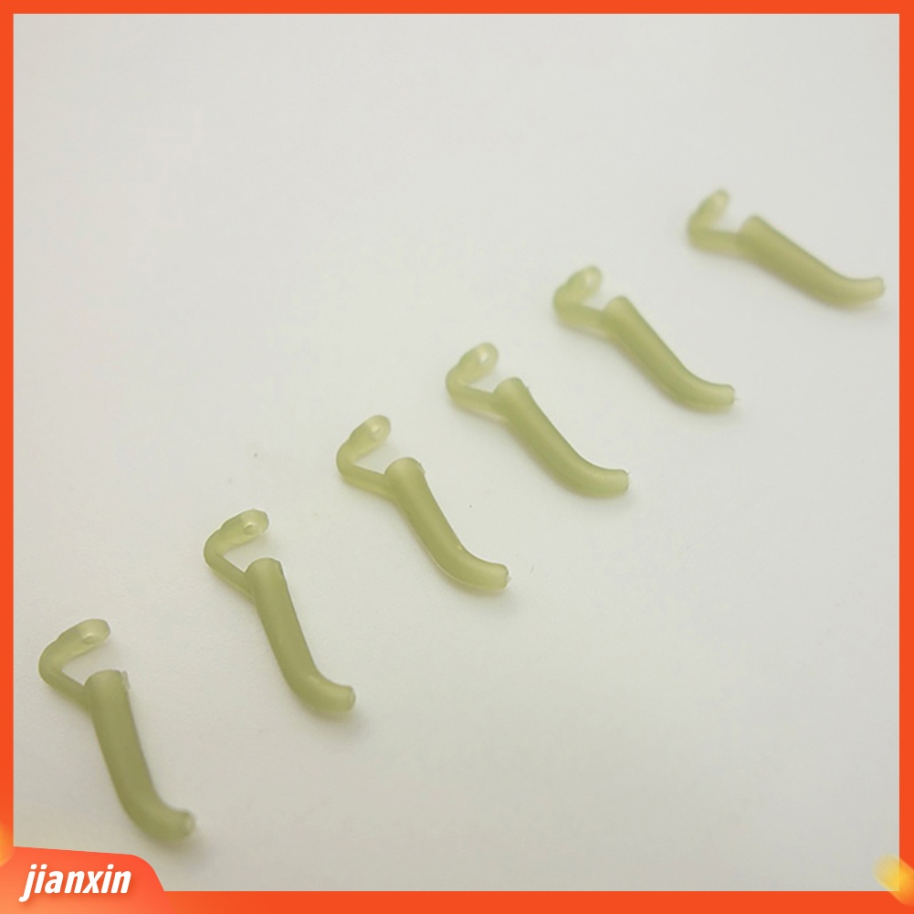 (In Stock) 10Pcs Fishing Tackle Lembut Tabung Silikon Pop-Up Hook Aligner Anti-Intertwine Alat