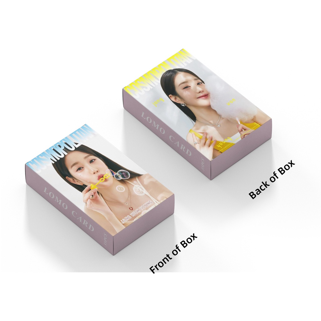 55pcs /box WONYOUNG IVE Photocards Album Solo Magazine Cover Kartu Lomo Kpop Postcards