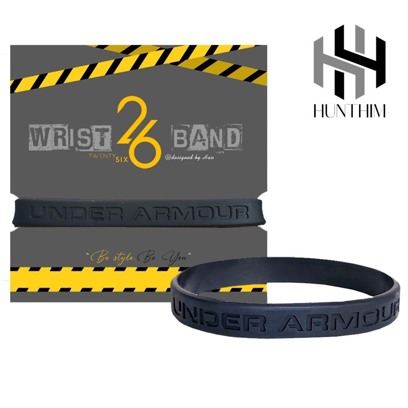 GELANG TANGAN PRIA ORI THE WILL TO FIGHT UA MAROON