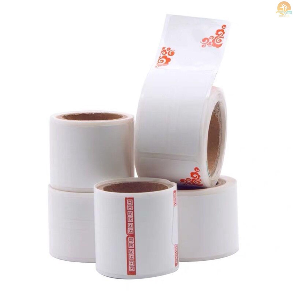 In Stock Jewelry Label Price Tag Kertas Stiker Cetak Thermal Self-Adhesive Tahan Air Minyak Tahan Sobek Label Tape Untuk Seri DP23 Thermal Printer Label Maker Machine,1