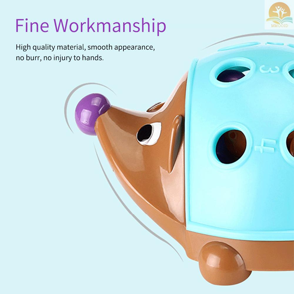 In Stock Insert Hedgehog Plaything Early Education Montessori Plaything Focus Training Motor Halus Untuk Anak Laki-Laki &amp; Perempuan Usia 18th mos+