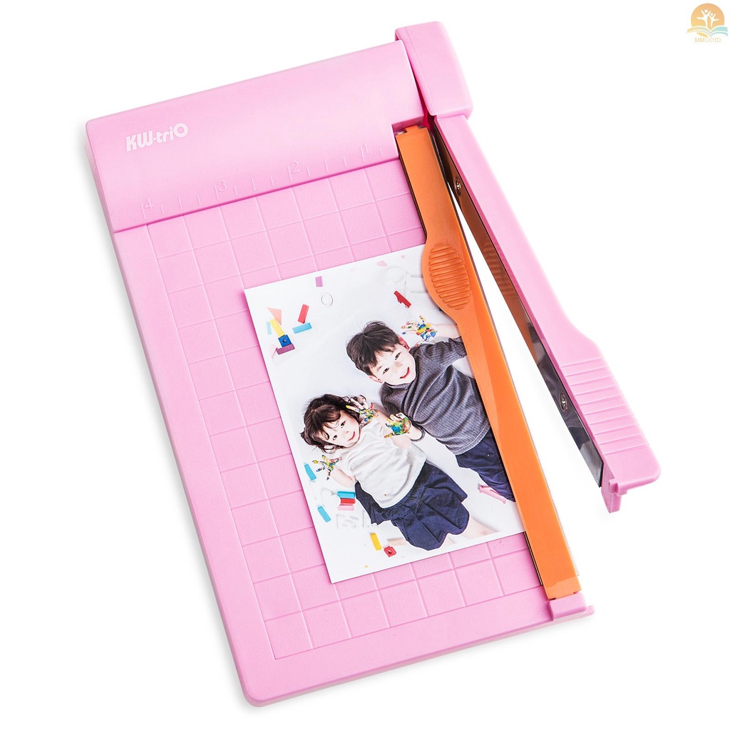 In Stock KW-triO Mini Paper Trimmer Guillotine Cutter 6inch (160mm) Panjang Potong Mesin Pemotong Kertas Desktop Dengan Kepala Pemotong Keamanan Untuk Kerajinan Kertas Foto Kartu Scrapbooking Of