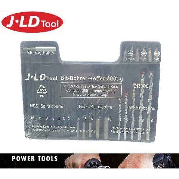 JLD Tools Mata Bor Set 300 Pcs