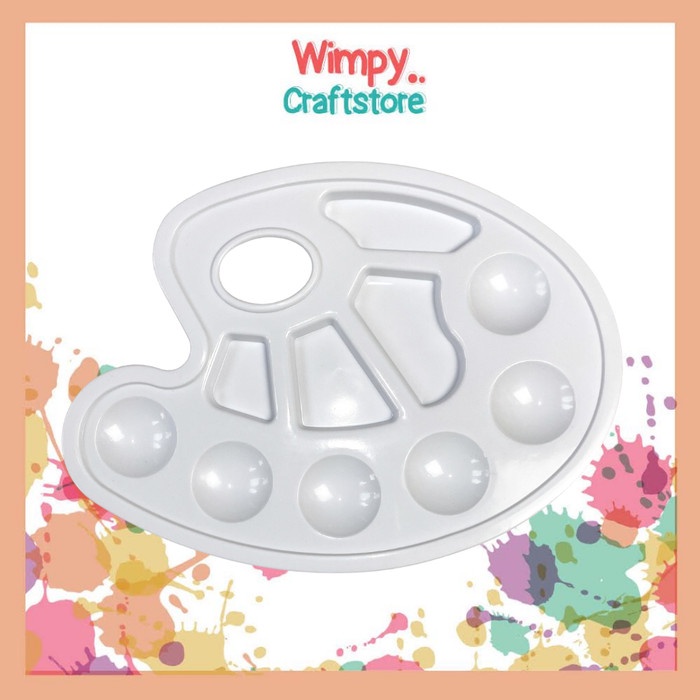 

Palette Cat Air Cat Minyak Cat Acrylic Akrilik Wadah Tempat Cat ALT-69